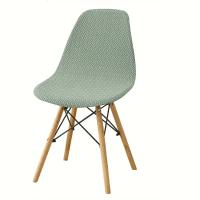 Funda elástica para silla de comedor, funda de asiento sin brazos, Color sólido, boda, Hotel, banquete, 1 unidad - details 1