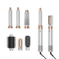 Peine de aire de calentamiento por succión automático Secador de pelo eléctrico multifuncional Plancha para rizar cinco en uno Plancha para el cabello - details 9