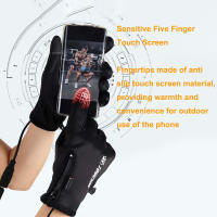Guantes de invierno para hombres y mujeres, guantes calefactados con pantalla táctil, USB, impermeables, para acampar, senderismo, esquí, cálidos - details 2