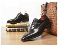 Vestido clásico de charol con logo Dropshipping para hombre, zapatos informales formales de estilo Oxford a la moda para caminar - details 6