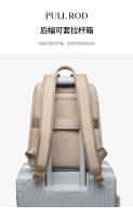 Mochila antirrobo para mujer Nuevas y elegantes mochilas para ir al trabajo Mochila de viaje al aire libre para mujer Bolsa de cuero adhesiva Bolsas urbanas de moda estética Bolsas de libros de color azul - details 9