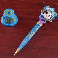 Bolígrafo de maquillaje facial de la Ópera de Pekín, bolígrafo de personaje de ópera de dibujos animados versión Q de estilo chino, regalo creativo - details 14