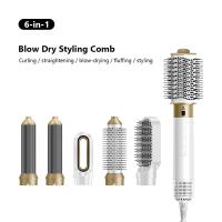 Peine de Aire Caliente de 6-en-1 Estilizador Multi-Funcional para Alizar y Enderezar el Cabello - details 4