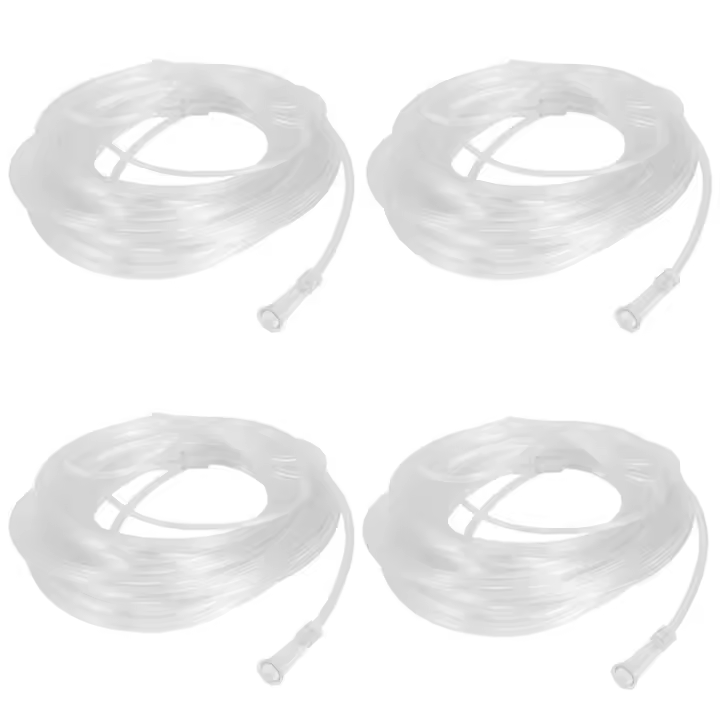 Tubo de oxígeno Nasal suave de 4x8m, cánula de oxígeno Nasal, tubo Nasal adecuado Compatible con generador de oxígeno - 1