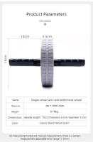 Rodillo de rueda de Fitness para uso doméstico, máquina de ejercicio Abdominal multifuncional silencioso - details 1