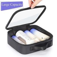 Almacenamiento de artículos de tocador de viaje transparente grande impermeable conveniente utilidad portátil hombres mujeres bolsa de cosméticos accesorio - details 1