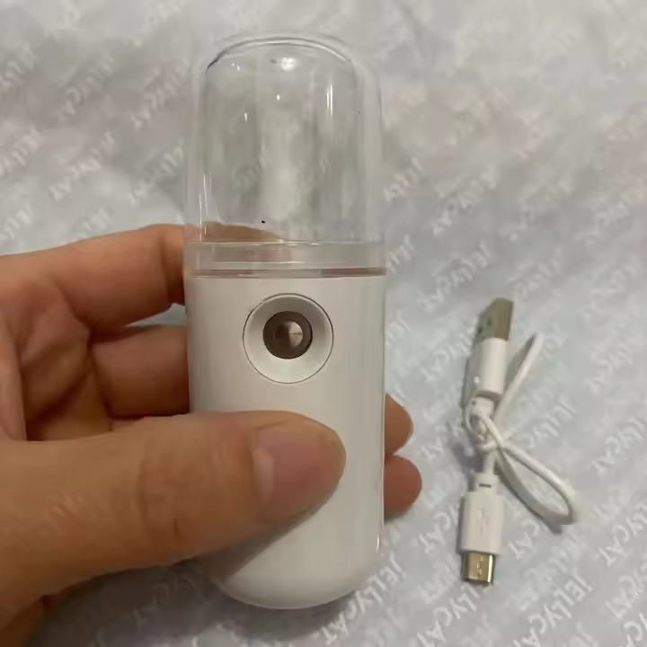 Mini humidificador portátil, dispositivo de vapor Facial, aparato frío hidratante de belleza, Nano Spray recargable - 1
