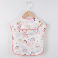 Babero de manga larga para bebé y niño pequeño, bufanda impermeable, delantal de alimentación con bolsillo, paño para eructar - details 1