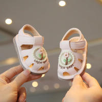 Princesa de verano, nueva versión coreana de bebés pequeños y frescos, niñas suaves, suela de piel de vaca para bebés llamados zapatos - details 2