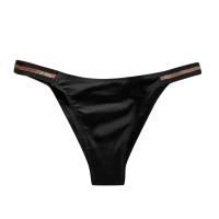 Ropa interior sexy de cintura media sin costuras, sin cuello, de seda fría, con entrepierna de algodón, ropa de mujer - details 3