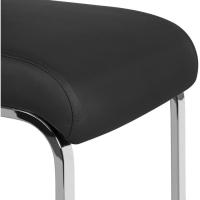 2 Piezas Sillas de Comedor Sillas de Oficina Conferencia Altura 47cm Carga Máxima 135kg Blanco - details 105