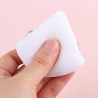 Esponja de maquillaje de terciopelo Triangular ligera lavable, 1/2 Uds., para rostro y cuerpo, esponja cosmética de algodón suave - details 4