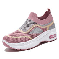 Zapatos Casuales para Mujer de Suela Gruesa Primavera Pisa Fuerte, Cubre Pies Versátil, Malla Transpirable Antideslizante - details 0