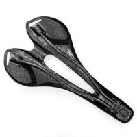 KOCEVLO Fibra de carbono completa + fibra de cuero carretera bicicleta de montaña sillín asiento cojín bicicleta - details 3