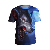 Nueva camiseta 3D de manga corta para hombre, camiseta de león con estampado digital, jersey deportivo de manga corta. - details 3