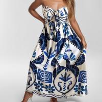 2025 vestido de vacaciones colgante con cuello nuevo estampado de otoño para mujer - details 3