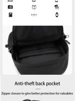 Mochila escolar de gran capacidad para hombre y mujer, morral Universal con colgante para ordenador, 1 unidad, 14 pulgadas - details 8