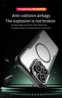 KEYSION-funda a prueba de golpes MagSafe para iPhone, 13, 12, 11 Pro Max, SE 2022, 2020, protección de cámara, textura de fibra de carbono - details 3