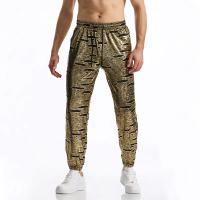 Modo nuage estampage à chaud hommes pantalons décontractés Harajuku Hip Hop Disco danse fête Streetwear cordón pantalon discothèque pantalon - details 1