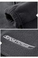 Chaqueta de Vellón Grueso de Moda para Hombres Cuello Alto, Abrigo Suave y Cálido para Invierno - details 7