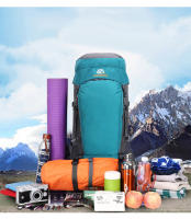 Mochila de Montañismo para Acampar y Senderismo de 65L con Cubierta de Lluvia Bolsa Grande para Hombros de Hombre Material de Nylon Capacidad Ajustable Ideal para Deportes al Aire Libre - details 2