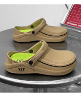 Sandalias Para Hombre Impermeables Antideslizantes Y Resistente Al Aceite Zapatos De Cocina Cómodos Clogs Para Jardín Adecuados Para Trabajar Al Aire Libre Pesca - details 22