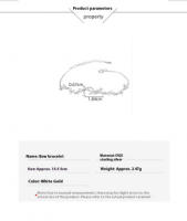s925Loving Heart in Sterling Silver Zircon Bow Bracelet Female Diamond Niche Design Affordable Luxury Style All-Match - details 1