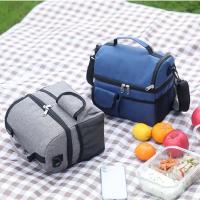 Bolsa Térmica Portátil de 10L Caja de Almuerzo Duradera Impermeable Nevera de Oficina con Aislamiento de Hielo Bolsa de Cena Oxford para Acampar - details 6