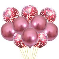Globos de látex con patrón metálico, decoración de confeti para fiesta de cumpleaños, Baby Shower, 10 piezas, 12 pulgadas - details 9