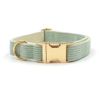 Collar pana verde menta gato, personalizado, antipérdida, para perros pequeños, medianos y grandes, suave, conjunto de correa - details 3