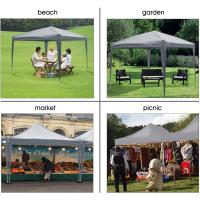 Carpa Plegable 3x3 Pergola de Jardín Robusta con 4 Paredes Ideal para Recepción, Fiesta, Acampada, Festival, Cerveza - details 2