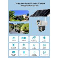 Cámara de Seguridad Solar de Lente Doble 4K 4G Tarjeta SIM Visión Nocturna Color Audio bidireccional - details 3