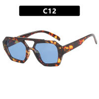Gafas de sol irregulares de doble haz 2023 nuevas gafas de sol retro con personalidad gafas de sol de tendencia de celebridades de internet - details 4