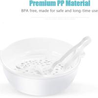 Esterilizador de microbiberones, esterilizador de microbiberones, esterilizador a vapor, apto para 6 biberones, chupetes, vasos en 2 a 6 minutos - details 2
