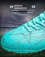 Nuevos zapatos transfronterizos de alta calidad para hombres, cordones de fútbol transpirables, rotura de uñas, diseño de suela para deportes juveniles - details 4