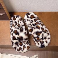 Chanclas de Lujo con Estampado de Leopardo Sandalias de Plataforma Alta con Forro de Piel para Mujeres Zapatos de Al Aire Libre de Marca - details 4