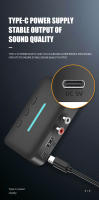 Adaptador receptor de Audio USB Bluetooth 5,3, música estéreo inalámbrica de 3,5mm, AUX R/L RCA, compatible con reproducción de u-disk para amplificador de altavoz - details 6