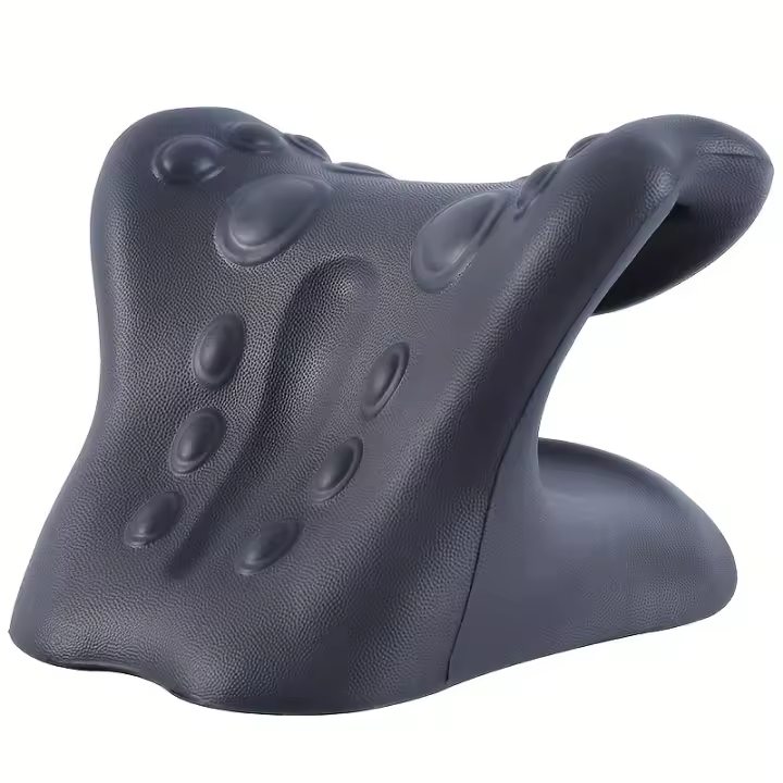 Almohada cervical ergonómica, soporte y alineación de cuello, cojín de masaje de tracción para dormir, diseño ligero de mediana suavidad con características especiales - 1