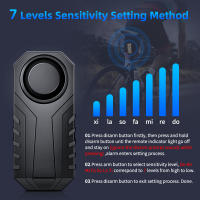 Wsdcam Alarma de Bicicleta Anti-Robo Activada por Vibración Remota Sirena Inalámbrica de 113dB - details 1