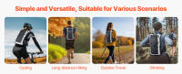 SucceBuy Mochila de hidratación, paquete aislado con vejiga de agua de TPU, mochila de agua con almacenamiento para hombres y mujeres, mochila hidráulica para senderismo, correr, ciclismo, camping - details 5