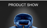 CHRLCK-Chaqueta de senderismo para hombre, abrigo impermeable, cortavientos térmico a prueba de viento, talla grande - details 6