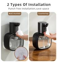 Nuevo Dispensador automático de jabón montado en la pared, lavadora de manos inteligente de espuma, Sensor de inducción de baño líquido recargable de 500ml - details 5