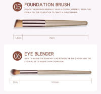 Juego de brochas de maquillaje profesional para mujer, alta calidad, belleza, maquillaje coreano, cosméticos, 10 Piezas - details 9