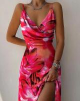 Irt largo con camisola, traje para mujer, cuello en V, sin mangas, largo hasta la rodilla perfecto - details 17