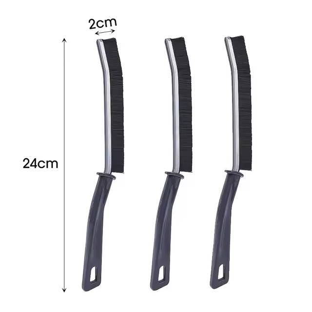 Cepillo de Limpieza para el Hogar Herramienta de Limpieza de Cera de Alta Calidad para Cocina y Azulejos Ideal para Rincones Invisibles - 1