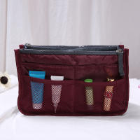 Bolsa De Cosméticos Nylon Para Mujer Organizador De Maquillaje Con Doble Cremallera Bolsa De Almacenamiento De Hidratantes Para Viajes Al Aire Libre - details 4