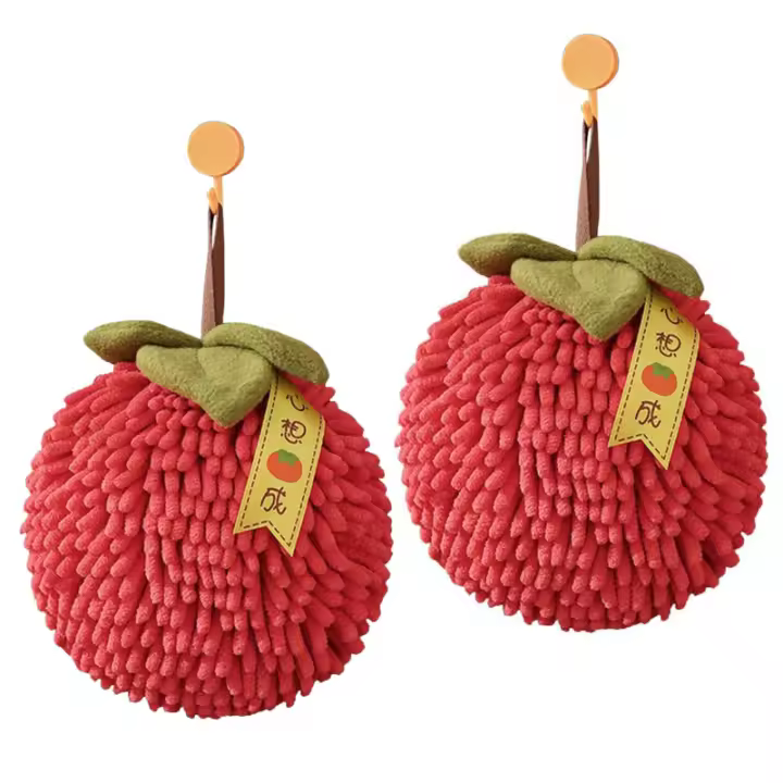 Paño de limpieza de secado rápido absorbente multifuncional para el hogar, toalla de mano colgante, suministros de cocina, Bola de mano, 1 - 1