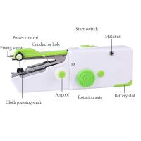 Máquina de coser portátil para reparaciones rápidas, Mini juego de costura para el hogar, herramienta de ropa DIY - details 4