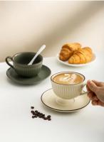 Taza de Café de Cerámica de Alta Gama Latte Sencillo Taza de Té de la Tarde Creativa - details 8