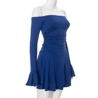 M23DS735 Vestido superior de color sólido plisado de cintura alta ajustado nuevo a la moda para mujer - details 69